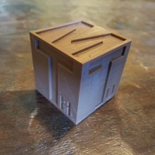 Tag cube home week month monday tuesday wednesday thursday friday saturday sunday january february march april may june july august september october november december mtwtfss 3d print model - Mito3D