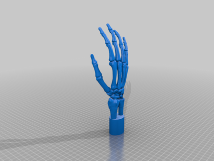 morto Catrina osso mãos 3d print model - Mito3D