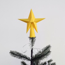 jour 13 star de l'arbre la maison dagoma noel sapin les fêtes noël discovery200 - calendrier avent 3d print model - Mito3D