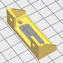 db-15 masculino suporte do conector ferramenta 3d print model - Mito3D