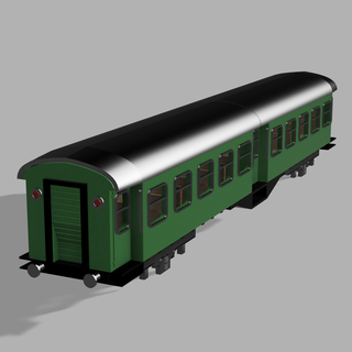 db umbauwagen ab4yde - coach ab4yge spur 0 gauge 1 45 Various modeltrain modelrailway trains 0scale cargo ship shipping harbour crane container load model construction 3d print model - Mito3D