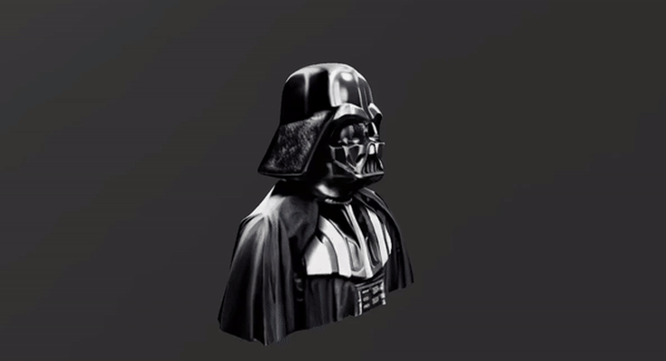 dbx darth vader stl obj glb 3d impressão arte darthvader inimigo monstro filmes pessoa personagem jedi estrela guerras 3d print model - Mito3D