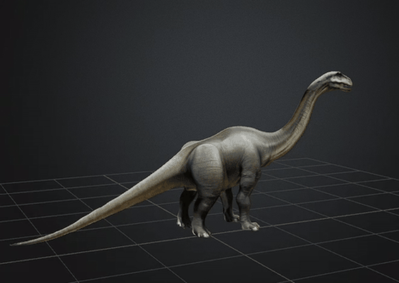 dbx dinosaurier argentinosaurier stl obj glb 3d drucker kunst argentinischer saurier dino tier 3d print model - Mito3D