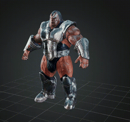 dbx fat warrior art muscle big 3d print model - Mito3D