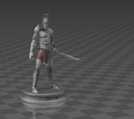 dbx gladiador arte guerreiro 3d print model - Mito3D