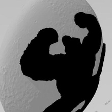 dbz ozaru luna trasformazione Drago palla z Luna vegeta bauli gohan Goku 3d print model - Mito3D