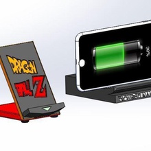 dbz cargador inalámbrico gadget wireless el 3d print model - Mito3D
