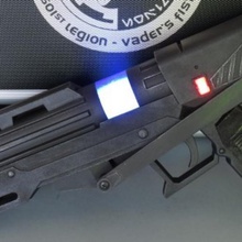 dc-15s side arm blaster - star wars 3d print model various clone pistol republic commando 3d print model - Mito3D