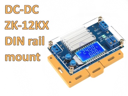 dc-dc zk-12kx din rail mount electronics 3d print model - Mito3D