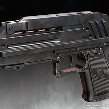 dc17l blaster game scalemodel pistol props starwars replica dc17 3d print model - Mito3D
