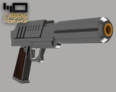 dc19f blaster pistola costume cosplay stella guerre scifi mandalorian clone 3d print model - Mito3D