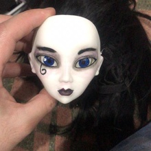 dc - death face girl bjd doll female 3d print model - Mito3D
