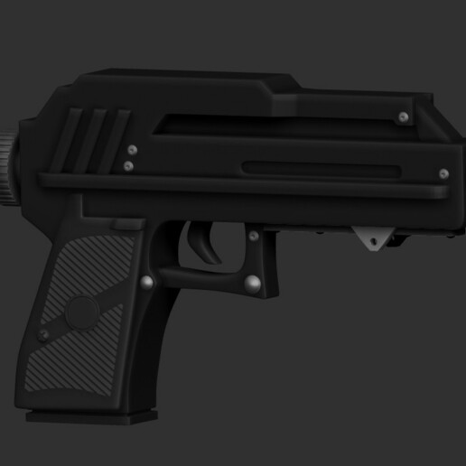 dc 17 arc trooper starwar clone blaster gun pistol 3D print model - Mito3D