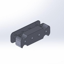 dc barramento 120mm longo m8 parafusos 3d print model - Mito3D