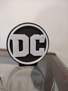 dc Comics Lampe Spiel Videospiel LED Logo 3d print model - Mito3D
