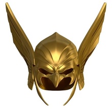 dc hawkman cosplay helmet art mask toy halloween disguise wings 3d print model - Mito3D