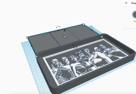 dc adalet lig çift renk Led işaret panel 3d print model - Mito3D