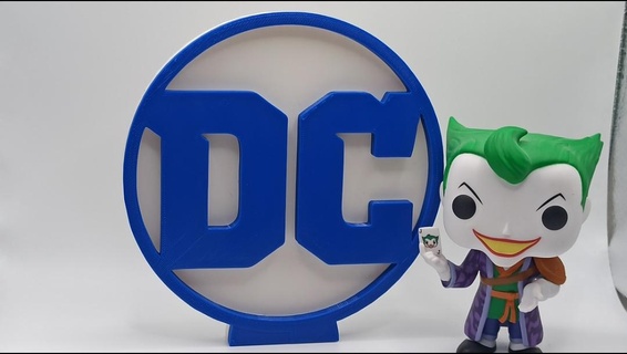 dc Logo funko Pop Sammlung Joker Batman Anime Spielzeug 3d print model - Mito3D