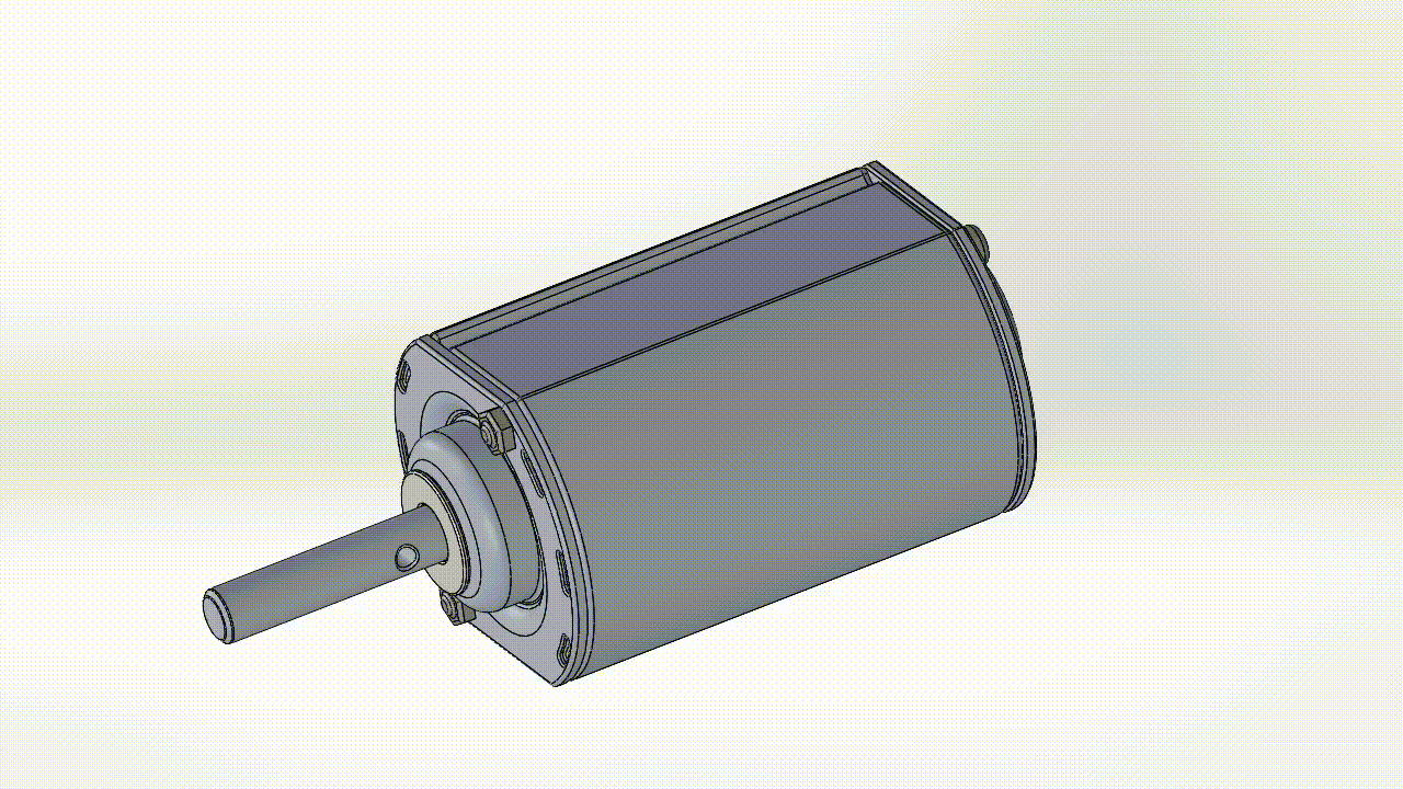 dc Motor 12v 2700rpm dt3428d012 Leistung 3D print model - Mito3D