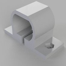 dc motor support gadget 3mm 3d print model - Mito3D
