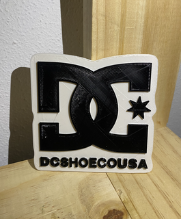 dc chaussures logo dc chaussures 3d print model - Mito3D