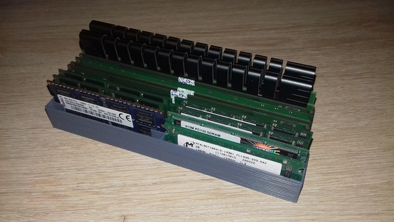 ddr so dimm RAM soutien bande 3d print model - Mito3D
