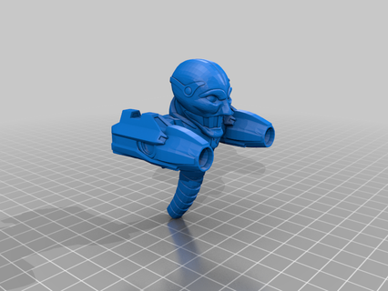 deacon mini-figure bombshell collectible cyborg deacon ion fury mini-figure toy creatures  3d print model - Mito3D