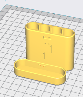 dead battery holder 3d print model - Mito3D