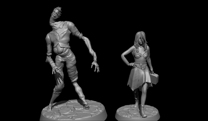 dead by daylight wicked chapter unknown sable ward art dbd 3d print model - Mito3D