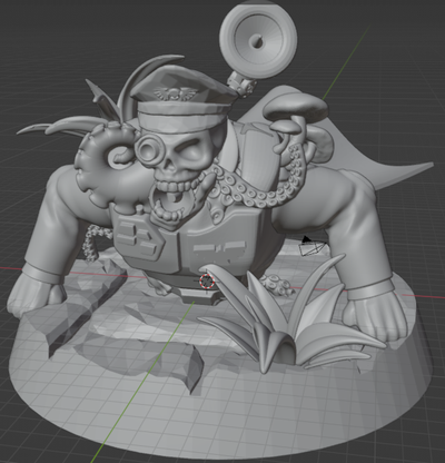 morto commissario culti gioco 3d print model - Mito3D