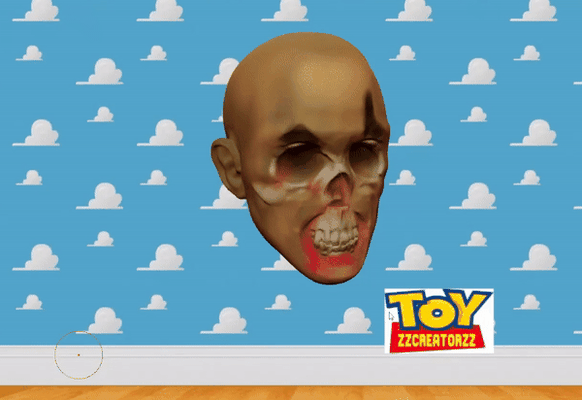 dead head art corpse 3d print model - Mito3D