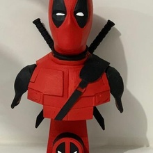 dead pool busto bust 3d print model - Mito3D