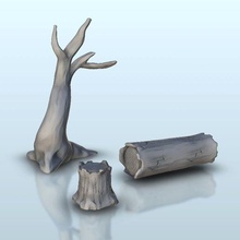 morto árvore bosques martelo guerra sigmar parafuso açao chamas 3d print model - Mito3D