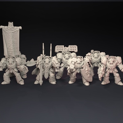 tot flügel vernichter spiel krieg hammer schwestern platz nonnen mini 28mm of stille marinesoldaten horus sororitas terminatoren bruderschaft terminator kader grau ritter blutig bewachen 3d print model - Mito3D