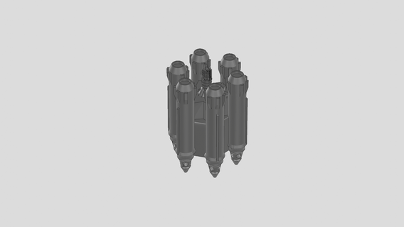 deadfall torpedo marker wargaming battlefleet gothic spaceship modelling space fleet billion suns dropfleet commander 3d print model - Mito3D