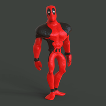 Deadpool oyuncaklar Sanat oyuncak Disney hayret süper kahraman 3d print model - Mito3D