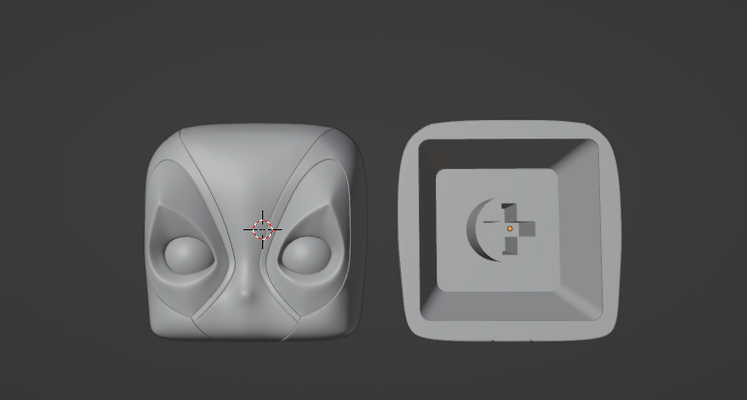 dead pool gadget keycap film héros 3d print model - Mito3D