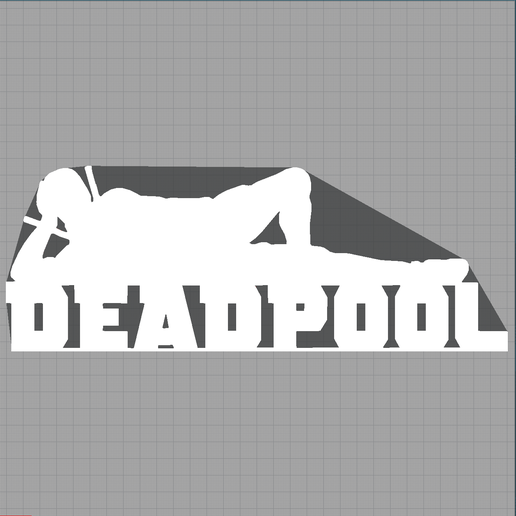 deadpool - héros marvel la maison les de 3D print model - Mito3D