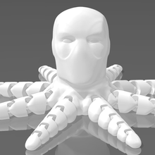 deadpool articulated octopus 3d print model - Mito3D