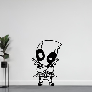 Deadpool bebek duvar dekorasyon 3d print model - Mito3D