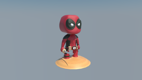 Deadpool bebek Deadpool hayret oyuncak 3d print model - Mito3D