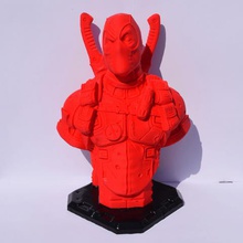 deadpool büstü sanat heykelcik 3d print model - Mito3D