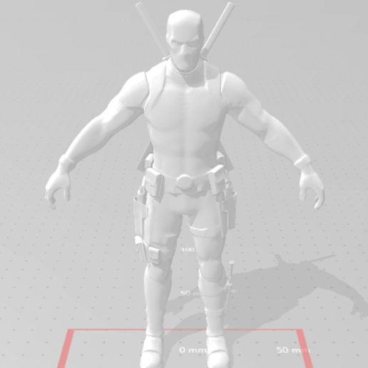 deadpool fortnite jeu 3D print model - Mito3D