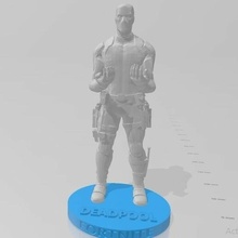 deadpool fortnite stand support season 4 5 3d print model - Mito3D