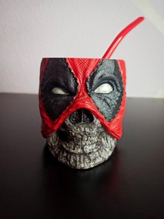 deadpool mate marvel deadpool skull mate  3d print model - Mito3D