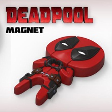 deadpool feel love magnet home toy heart movie moviehero valentinesday 3d print model - Mito3D