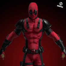 deadpool statue 3d print model marvel superhero comics x men action hero villain 3d print model - Mito3D