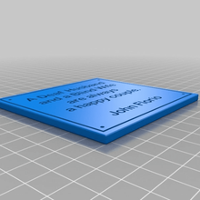 deaf blind plaque custom funny sign quote quotes signs_logos 3d print model - Mito3D