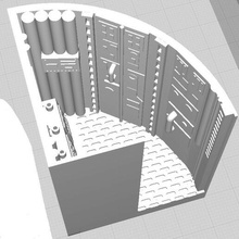 Deagostini yıl şahin bakım oda model zemin 3d print model - Mito3D