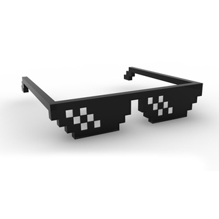 deal glasses dealwithit pixel swag cosplay diecast 3dprint print meme 3d print model - Mito3D